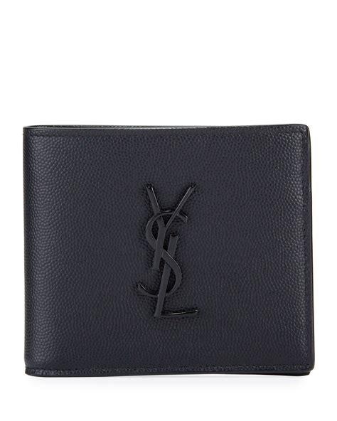 ysl leather wallet|ysl wallets for men.